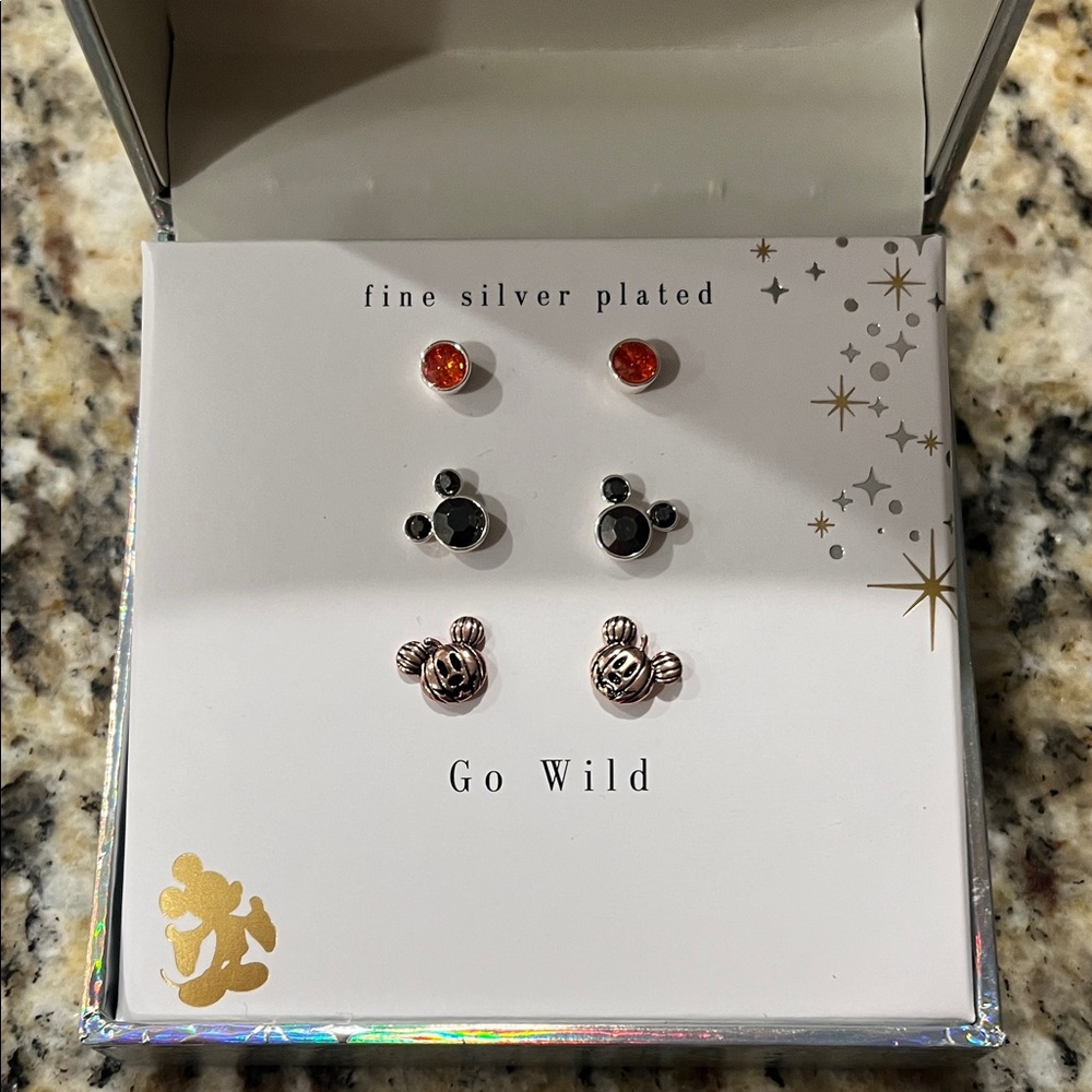 Disney Mickey Mouse Earring Trio